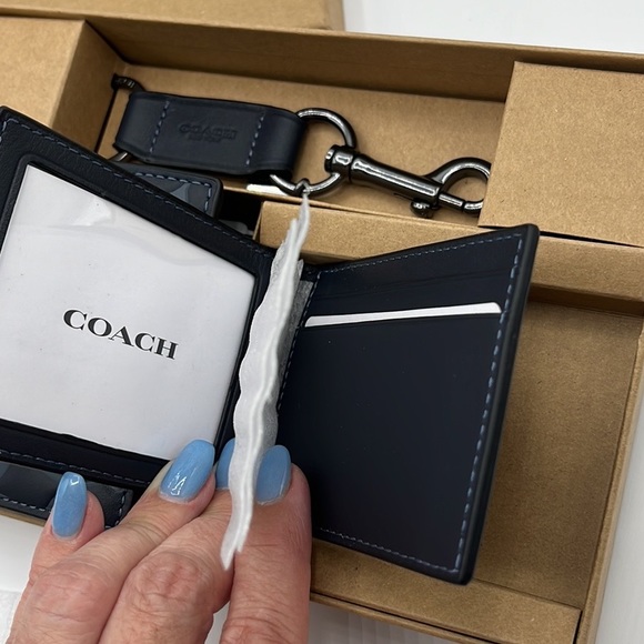 Coach SET Wallets and Key Fob denim color - Picture 6 of 6